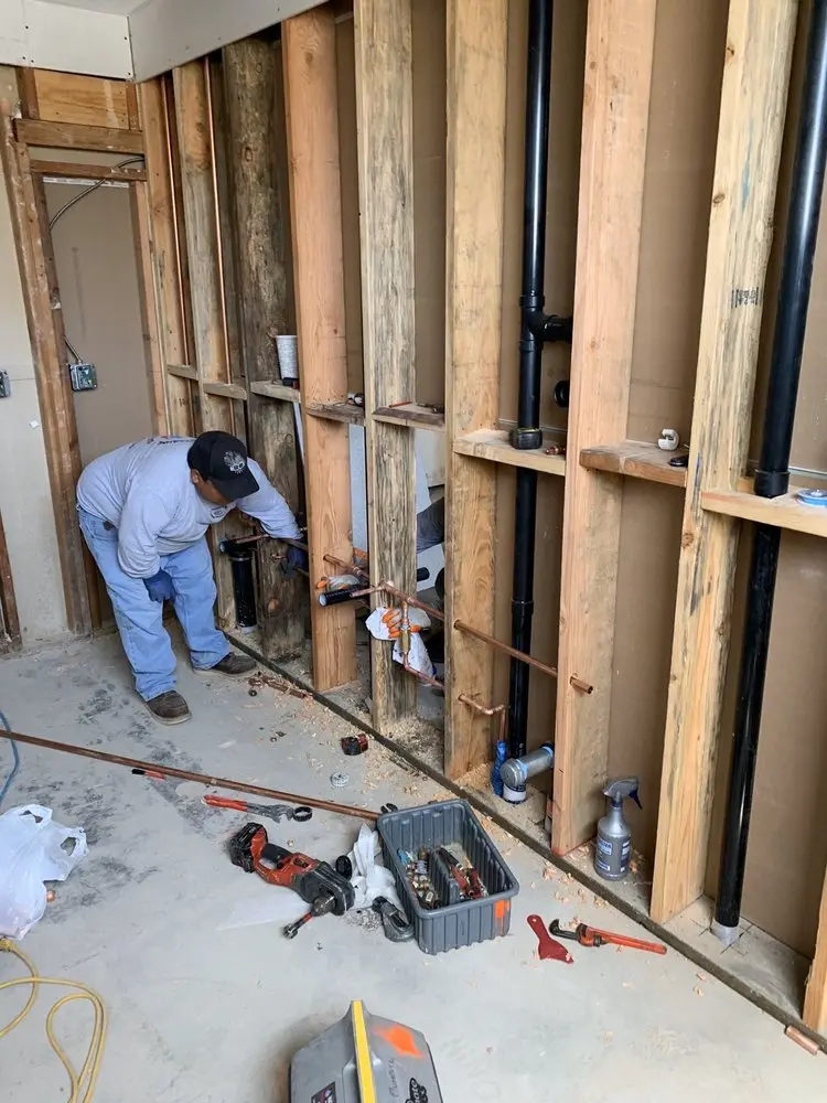 Commercial rough-in plumbing for Gas Line Repair in Cottrell Corners